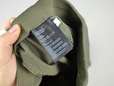 jeansy damskie podarte: H&M, Material trousers for women, size L (EU 40) — 5