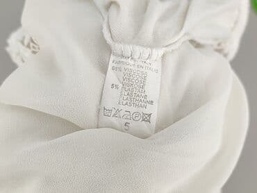 białe bluzki z gipiurą: Bluzka damska, rozmiar S — 5