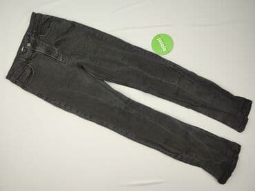 legginsy z wysokim stanem modelujące: Jeansy damskie, S — 2