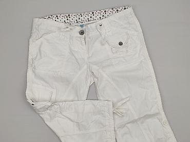spodni: White, Spodnie 3/4 damskie, rozmiar L — 1