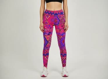 kolorowe leginsy: Legginsy Sportowe damskie, rozmiar One size — 6