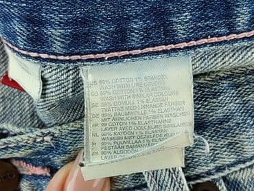 jeansowe mini spódnice: Spódnica damska, rozmiar M — 5