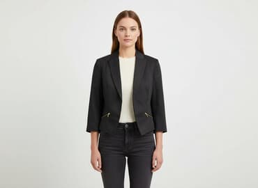 kurtka zimowa skórzana stradivarius: Marynarka damska, rozmiar S — 8