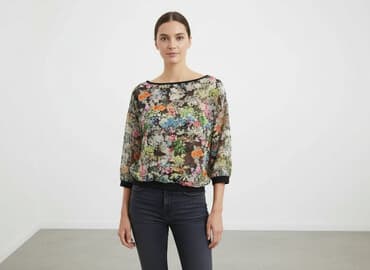 bluzka w panterkę stradivarius: Stradivarius, Bluzka damska, rozmiar M — 1