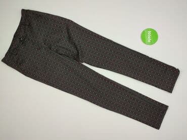 ubrania w pepitkę: Spodnie materiałowe damskie, rozmiar S — 3