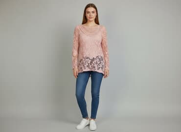 apricot bluzki: Bluzka damska, rozmiar M — 5