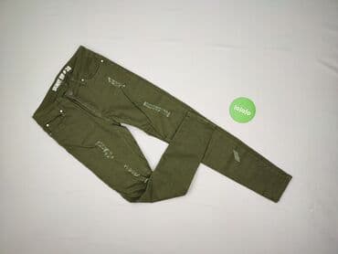 dżinsy z dziurami: Skinny, Material trousers for women, size M (EU 38) — 2