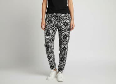 dobry materiał na spodnie: Spodnie materiałowe damskie, rozmiar M — 1