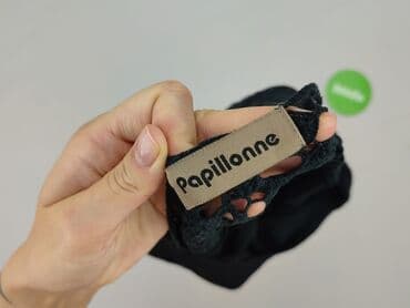 top z piórami czarny: Papillon, Bluzka damska, One size — 4