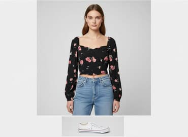 H&M, Топ жіночий, розмір S на lalafo.pl H&M, Топ жіночий, розмір S