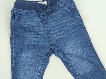 pajacyk niemowlęcy 5 10 15: Denim pants, Sinsay, 0-3 months, condition - Perfect — 1