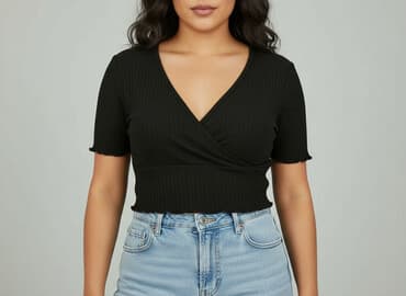 cropp bluzka damska: Shein, Top damski, rozmiar XS — 6