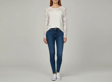 spódnica z bluzka na wesele: Women's blouse, size S — 1