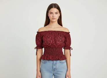 bluzki z odkrytymi ramionami mohito: Boohoo, Bluzka damska, rozmiar M — 9