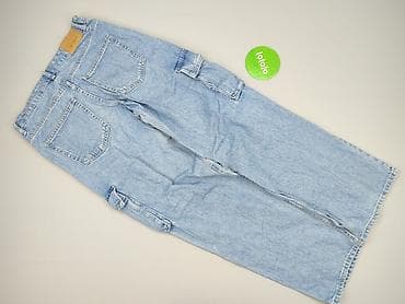 spodnie girlfriend: Bershka, Spodnie cargo damskie, rozmiar M — 3