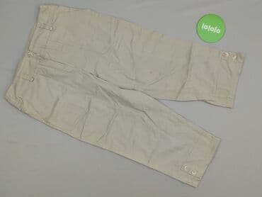 Material trousers for women, size L (EU 40) — 2