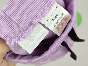 spodnie niemowlęce h: Sweatpants, So cute, 6-9 months, condition - Perfect — 4