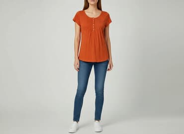 pomarańczowa marynarka mohito: S.Oliver, Bluzka damska, rozmiar S — 6