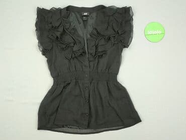 krótkie obcisłe bluzki: H&M, Koszula damska, rozmiar M — 2