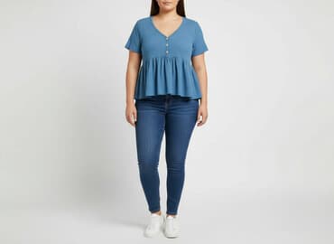 shein sukienki dopasowane: Shein Curve, Bluzka damska, rozmiar XL — 7