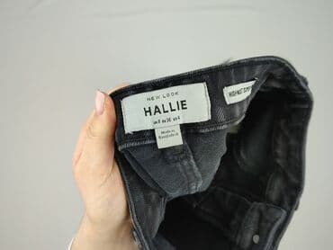 czarne jeansy damskie stylizacje: Jeansy damskie, rozmiar XS — 4