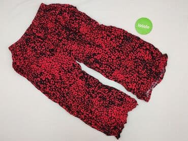 spodnie w krowie łaty: Material trousers for women, size One size — 3