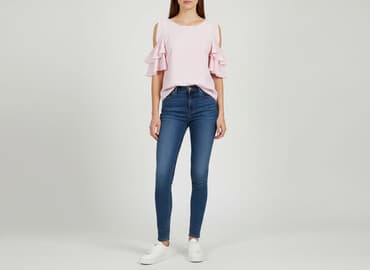 bluzka w paski pepco: CKH Clockhouse, Bluzka damska, rozmiar L — 7