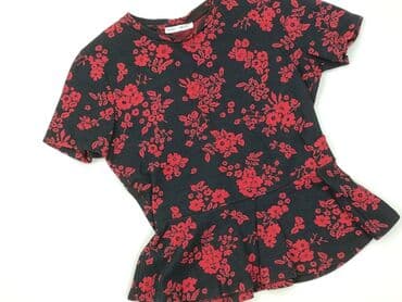 niebieska satynowa sukienka zara: Zara, Bluzka damska, rozmiar M — 1