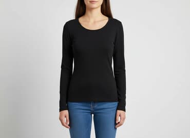 eleganckie bluzki czarne: Bluzka damska, rozmiar S — 7