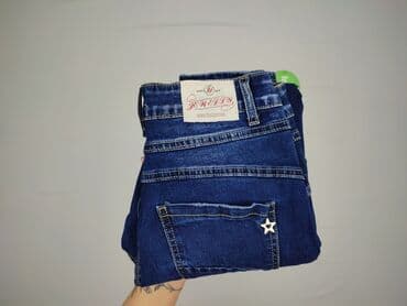 rajstopy bez palcow: Jeansy damskie, rozmiar S — 5