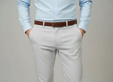 damskie materiałowe spodnie na lato: Spodnie materiałowe damskie, rozmiar M — 6