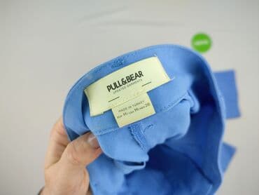niebieska sukienka pull and bear: PULL&BEAR, Spodnie materiałowe damskie, M — 4