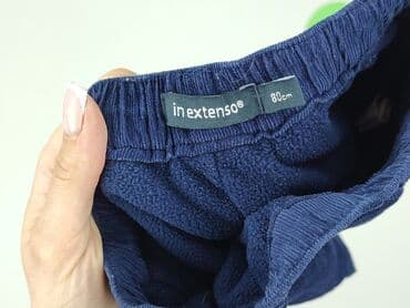 spodnie niemowlęce h: Sweatpants, Inextenso, 9-12 months, condition - Very good — 5