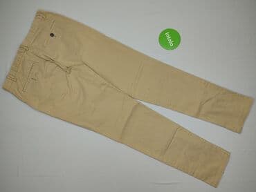 białe lniane spodnie zara: H&M, Chinosy dla mężczyzn, rozmiar M — 3