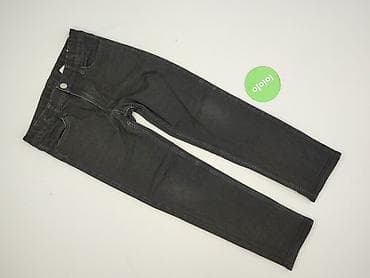 philipp plein bluza: Spodnie jeansowe, H&M, 11 lat, 140/146, stan - Idealny — 2