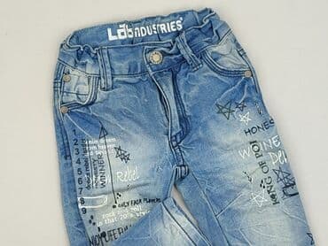 sukienki wizytowe krótkie: Spodnie jeansowe, 6-9 miesięcy, stan - Idealny — 1