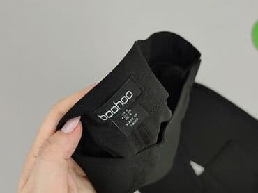 jakie rajstopy do srebrnej sukienki: Boohoo, Material trousers for women, size S (EU 36) — 4