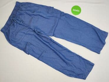 Women: Material trousers for women, size M (EU 38) — 2