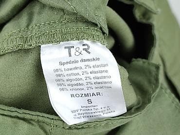 stradivarious cargo: Spodnie materiałowe damskie, rozmiar S — 5