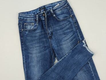 legginsy woskowane push up: Jeansy damskie, rozmiar S — 1