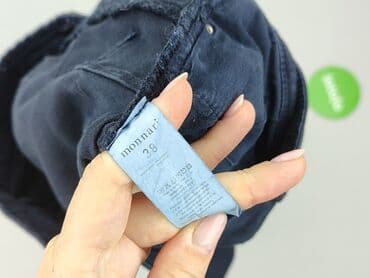 granatowe chinosy damskie: Monnari, Spodnie materiałowe damskie, rozmiar M — 5