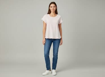 różowe t shirty: Per Una, Футболка жіноча, розмір M — 1