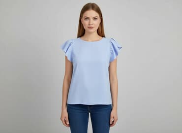 bluzki z żabotem mohito: Mohito, Bluzka damska, rozmiar L — 1