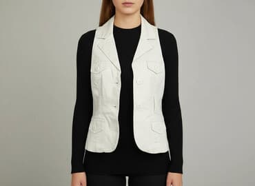 biała kamizelka damska zara: Amisu, Kamizelka damska, rozmiar XS — 6