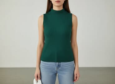 legginsy prążkowane reserved: Reserved, Top damski, rozmiar S — 8