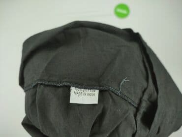 czarne spodnie spadochronowe: Kimono, Spodnie materiałowe damskie, rozmiar One size — 4