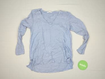 niebieska satynowa sukienka zara: Bluzka damska, rozmiar S — 2
