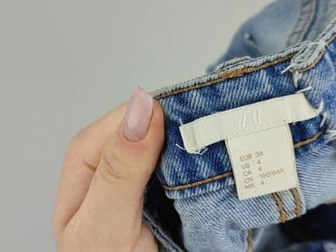 krótkie spodenki z wysokim stanem sklep: H&M, Szorty damskie, rozmiar XS — 4