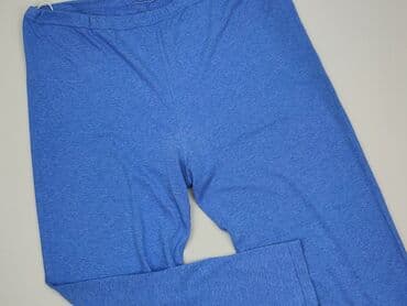 srebrne legginsy: H&M, Material trousers for women, size M (EU 38) — 1