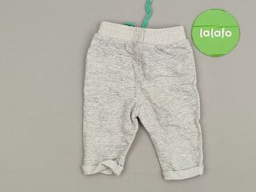 rajstopy czarne z wzorami: Sweatpants, 0-1 month, condition - Very good — 3